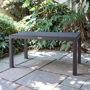 Milano Rattan Tisch 140x80